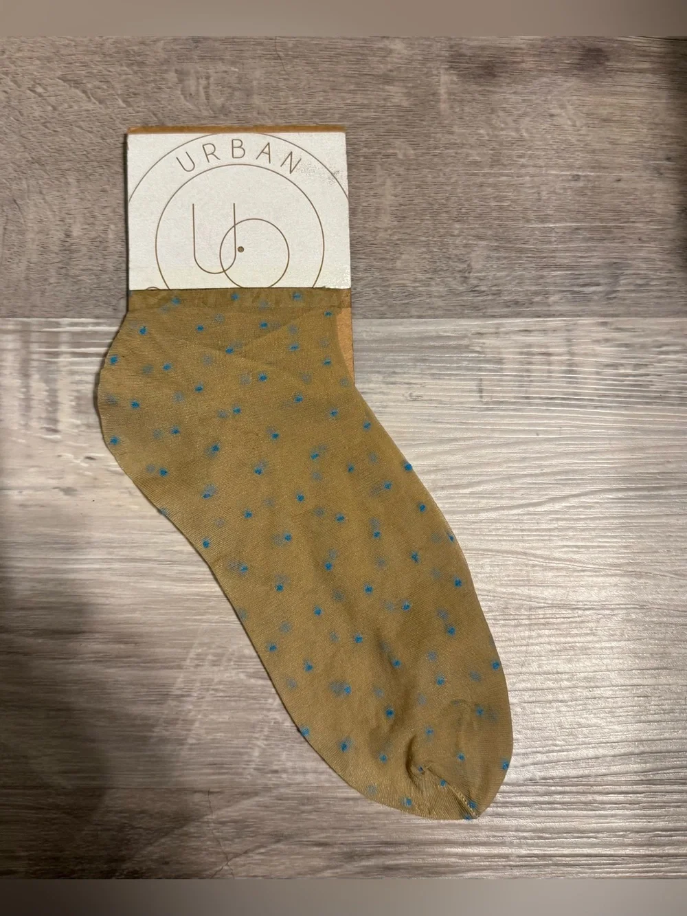 Urban Outfitters .These are sheer socks from Urban Outfitters featuring a small